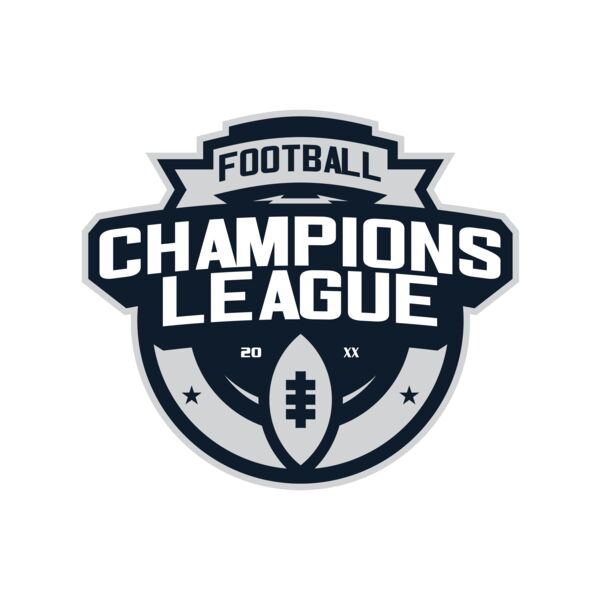 Champions League Football logo template Thumbnail