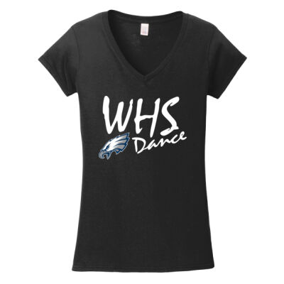 Ladies V Neck Dance T Thumbnail