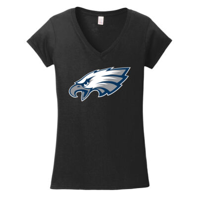 Ladies V Neck Eagles T Thumbnail